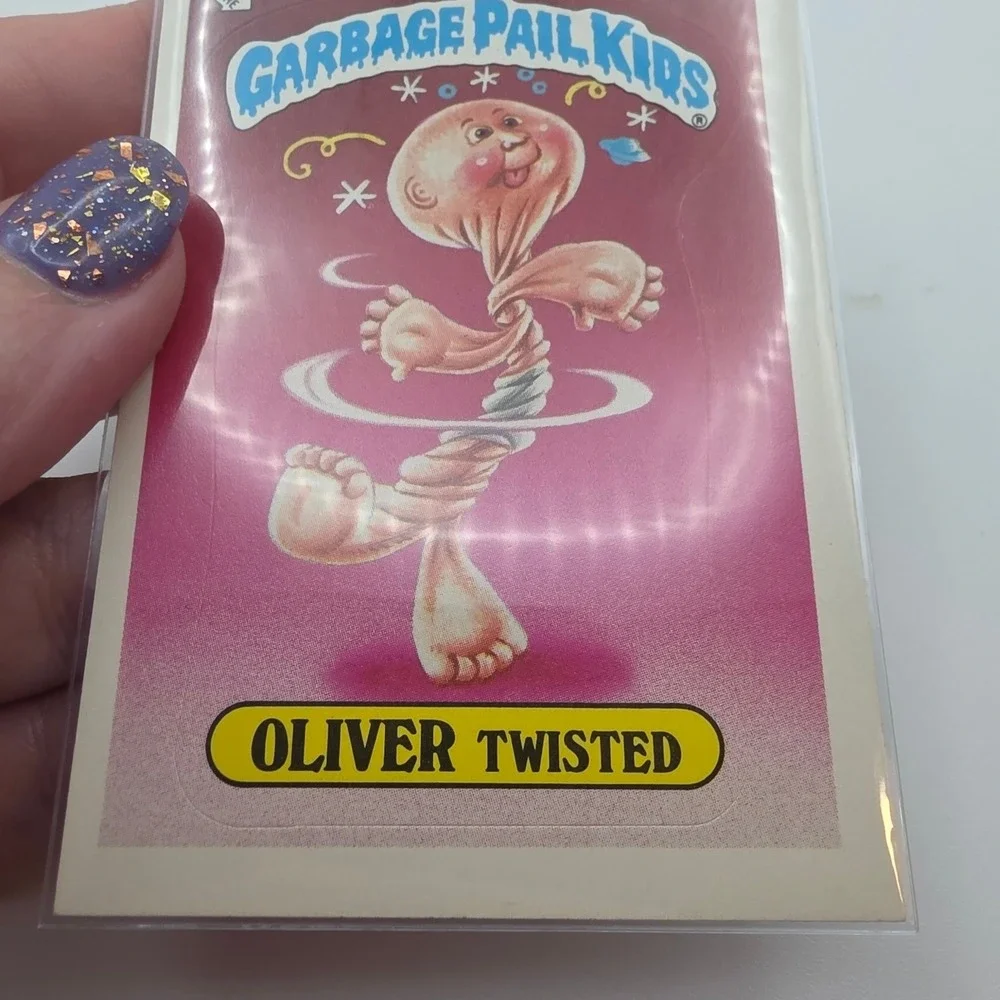 Garbage Pail Kids Trading Card OS2 Pink Fair 68a Oliver Twisted